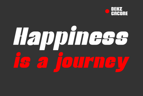 Benz Gacore Font - Preview 5