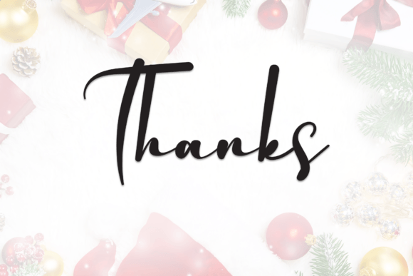Birthday Christmas Font - Preview 6