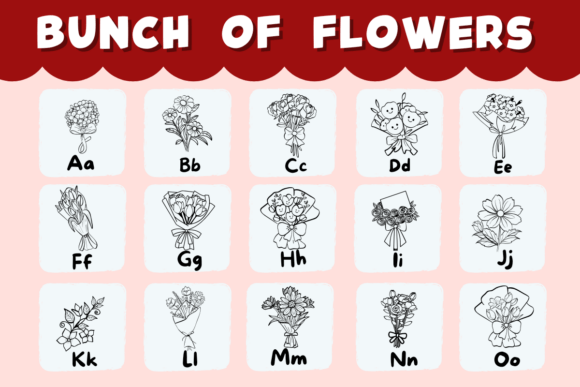 Bunch of Flowers Font - Preview 1