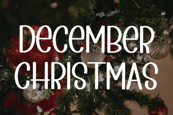 Cheerful December Font - Preview 6