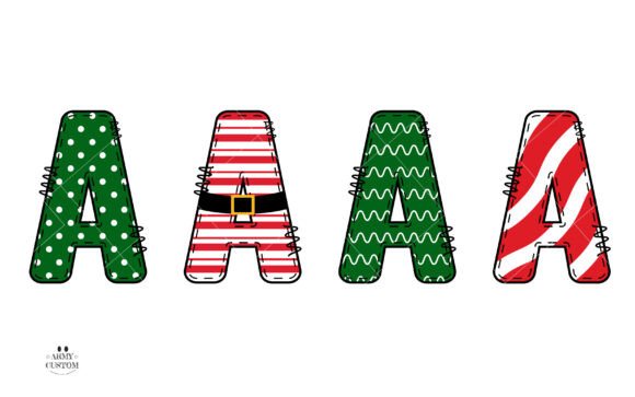 Christmas Army Bundle Font - Preview 1