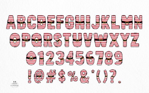 Christmas Army Bundle Font - Preview 2