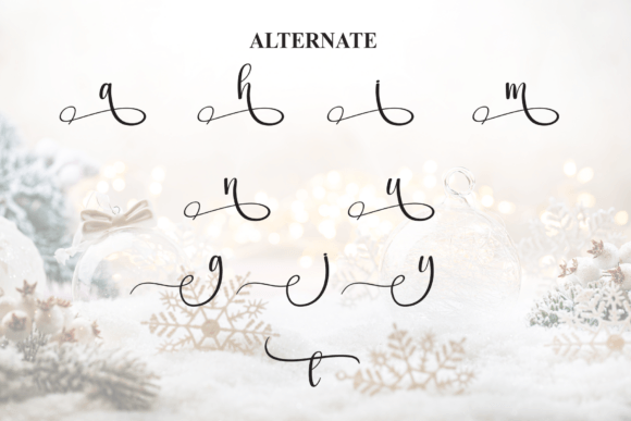 Christmas Chasing Font - Preview 6