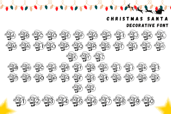 Christmas Santa Font - Preview 1