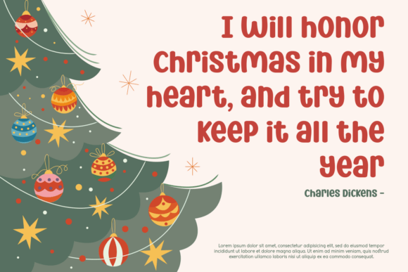 Christmas Seekers Font PNG with transparent background - Preview 2