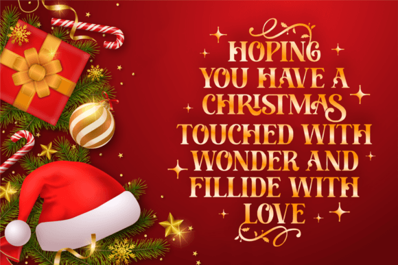 Christmas Shades Font - Preview 3
