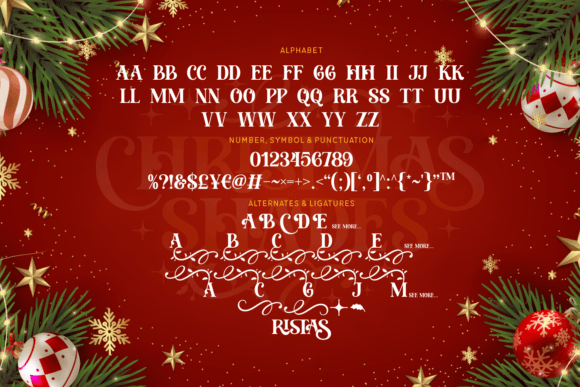 Christmas Shades Font - Preview 6