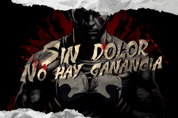 Dragon Striker Font PNG with transparent background - Preview 5