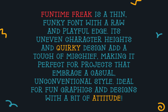 Funtime Freak Font - Preview 2