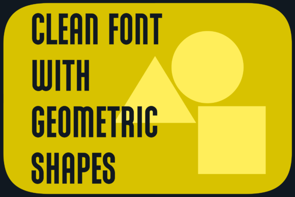 Geometrica Prime Font PNG with transparent background - Preview 2