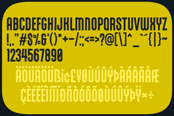 Geometrica Prime Font - Preview 5