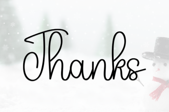 Hello Snowman Font PNG with transparent background - Preview 5