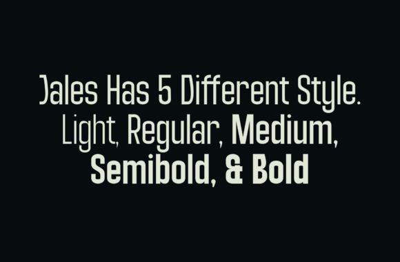 Jales Font PNG with transparent background - Preview 1