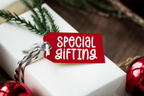 Lollipop Christmas Font PNG with transparent background - Preview 4