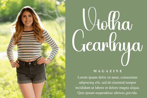 Modeling Vintage Font PNG with transparent background - Preview 1