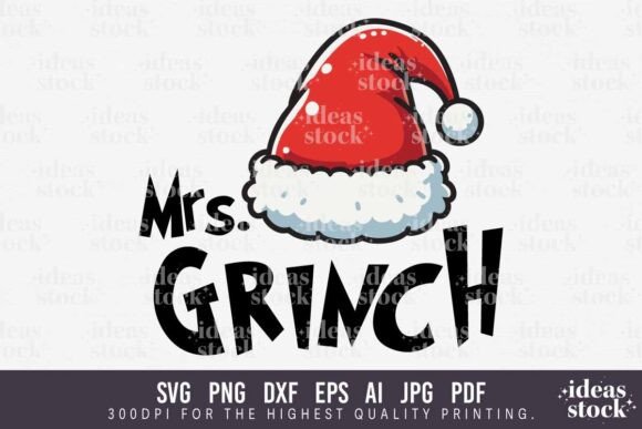 Mrs.Grinch Svg. Christmas Svg