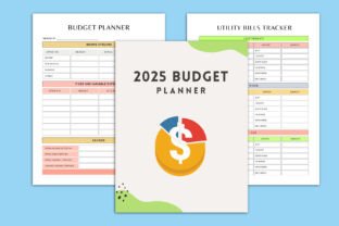 2025 Budget Planner Canva Interior Graphic by designmela01 · Creative ...