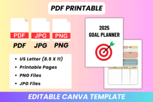 2025 Goal Planner Canva Kdp Interior Graphic by DIGITAL PRINT BOX ...