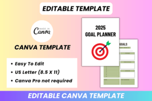 2025 Goal Planner Canva Kdp Interior Graphic by DIGITAL PRINT BOX ...