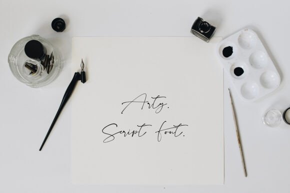 Arty Font - Preview 1
