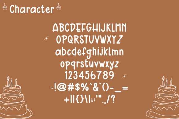 Cake Brownie Font - Preview 2