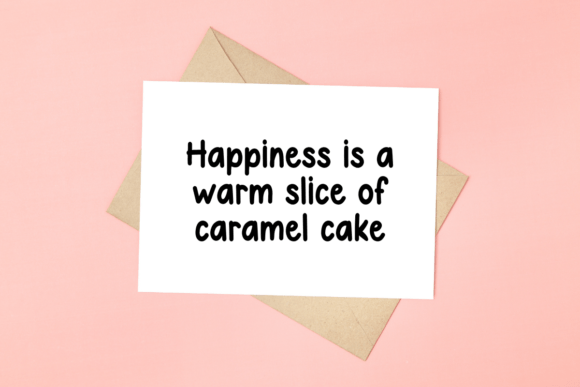 Cake Caramel Font - Preview 3