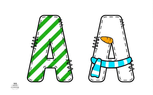Christmas Army Bundle Font - Preview 2