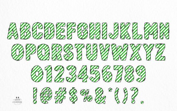 Christmas Army Bundle Font - Preview 4