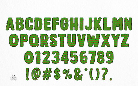 Christmas Army Bundle Font - Preview 6