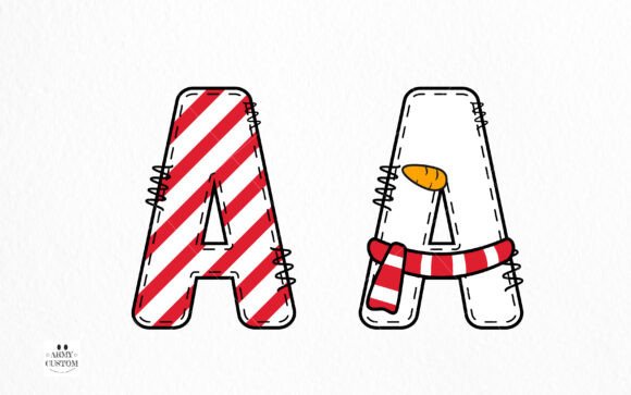 Christmas Army Bundle Font - Preview 1
