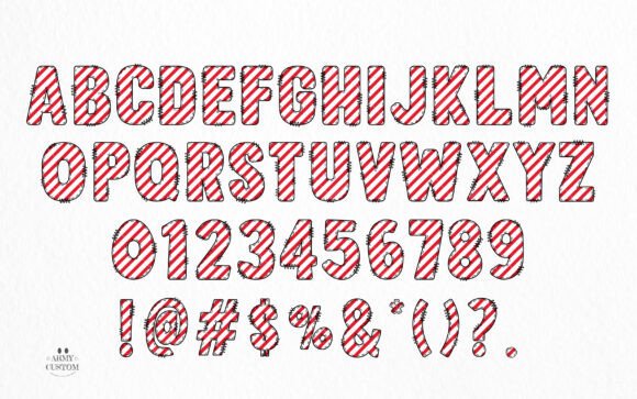 Christmas Army Bundle Font - Preview 3