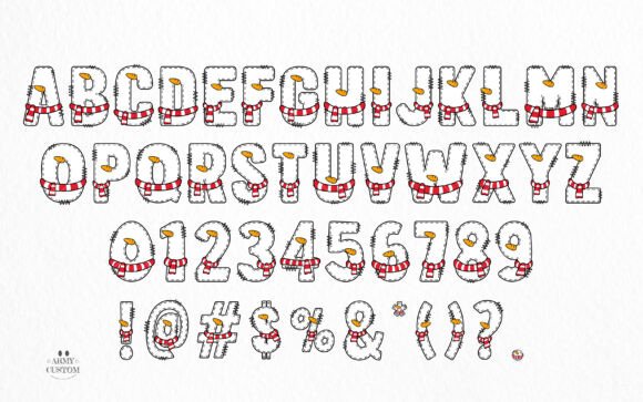 Christmas Army Bundle Font - Preview 4