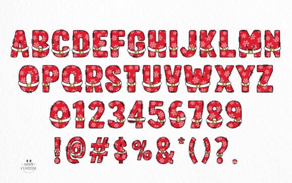 Christmas Army Bundle Font - Preview 5