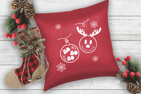 Christmas Smiley Font PNG with transparent background - Preview 5