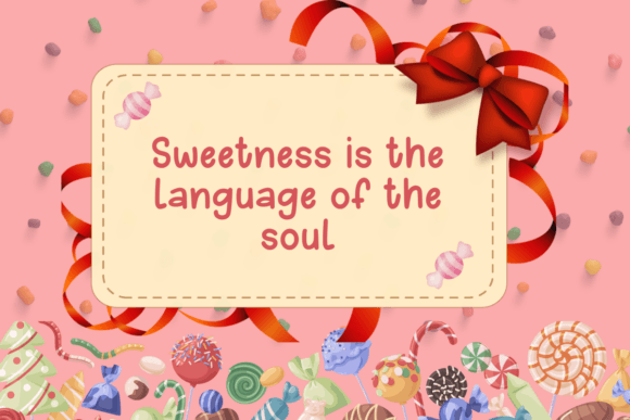 Food Sweets Font PNG with transparent background - Preview 4