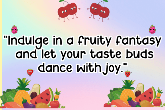Fruity Fantasy Font PNG with transparent background - Preview 1