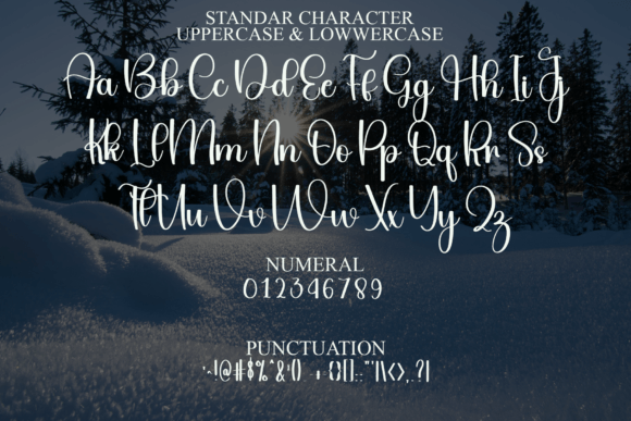 Happy Snowing Font - Preview 2