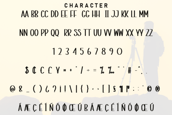 Opentrip Font PNG with transparent background - Preview 4