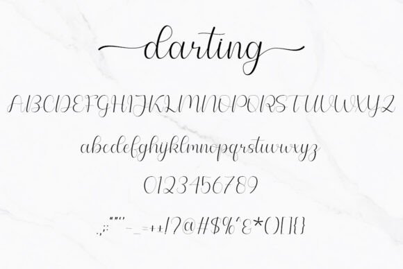 Darting Font - Preview 5