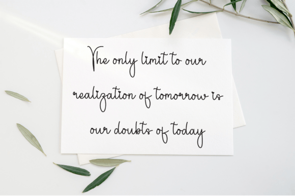 Breathney Font - Preview 2