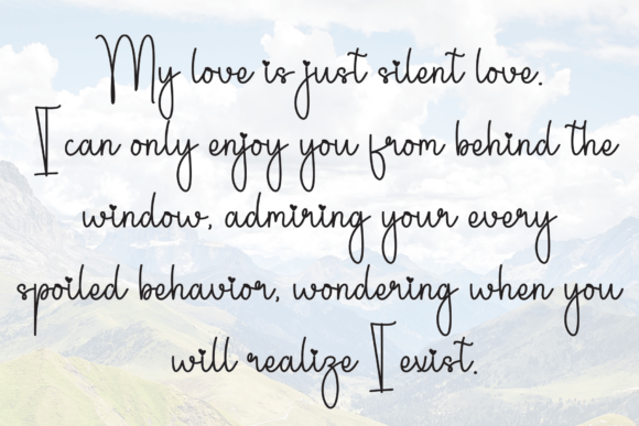 Breathney Font - Preview 5
