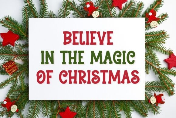 Christmas Cliparts Font - Preview 5