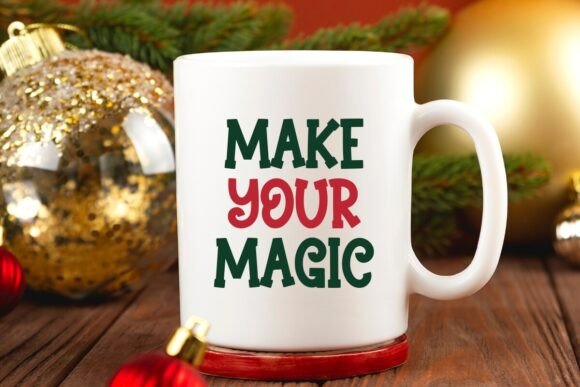 Christmas Cliparts Font - Preview 6