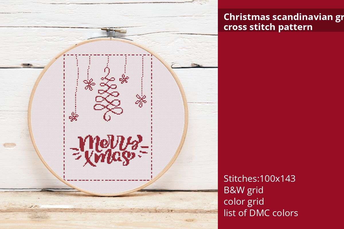 Christmas Scandinavian Greeting Card
