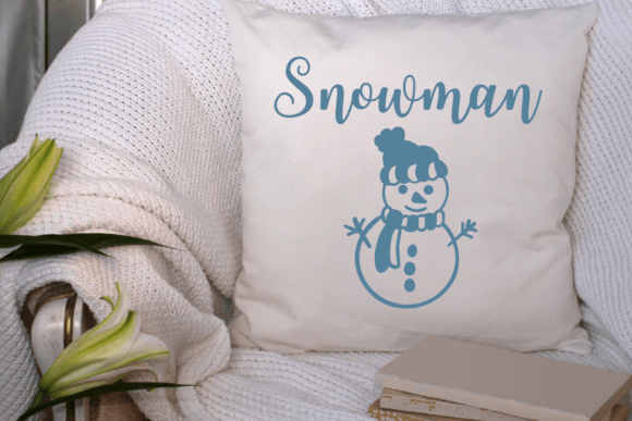 Cute Snowman Font - Preview 4