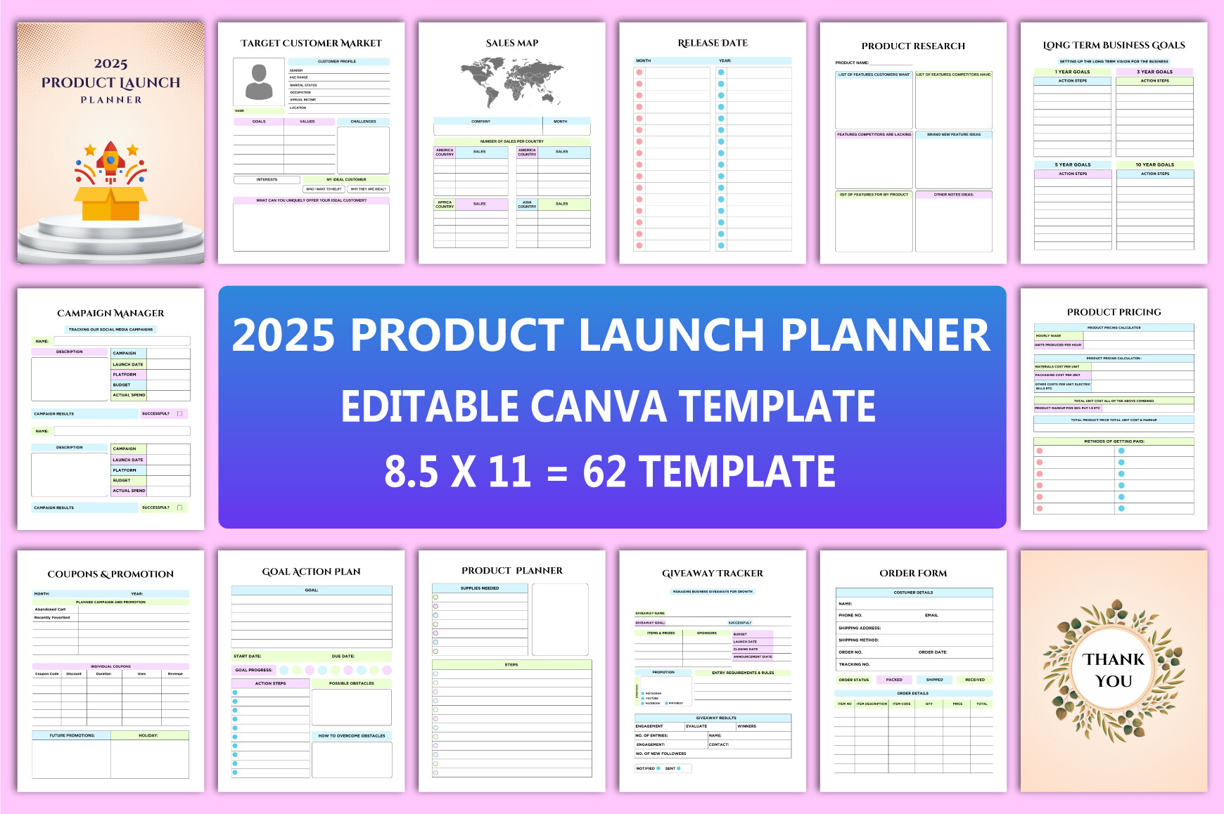 Editable 2025 Product Launch Planner Graphic by munjixpro · Creative ...