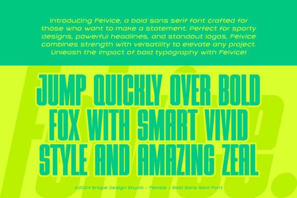Felvice Font - Preview 1