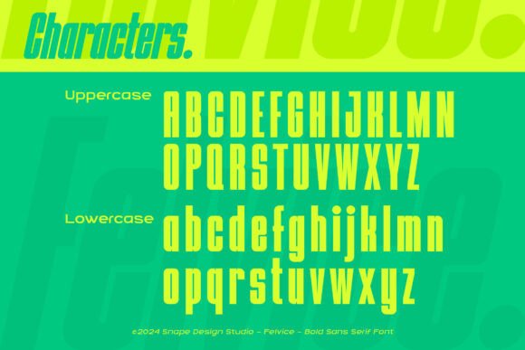 Felvice Font - Preview 2