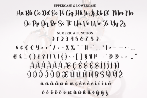 Jewels Font PNG with transparent background - Preview 6