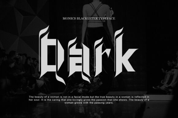 Monics Font PNG with transparent background - Preview 1